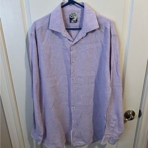 Astor & Black custom clothiers dress shirt size:L